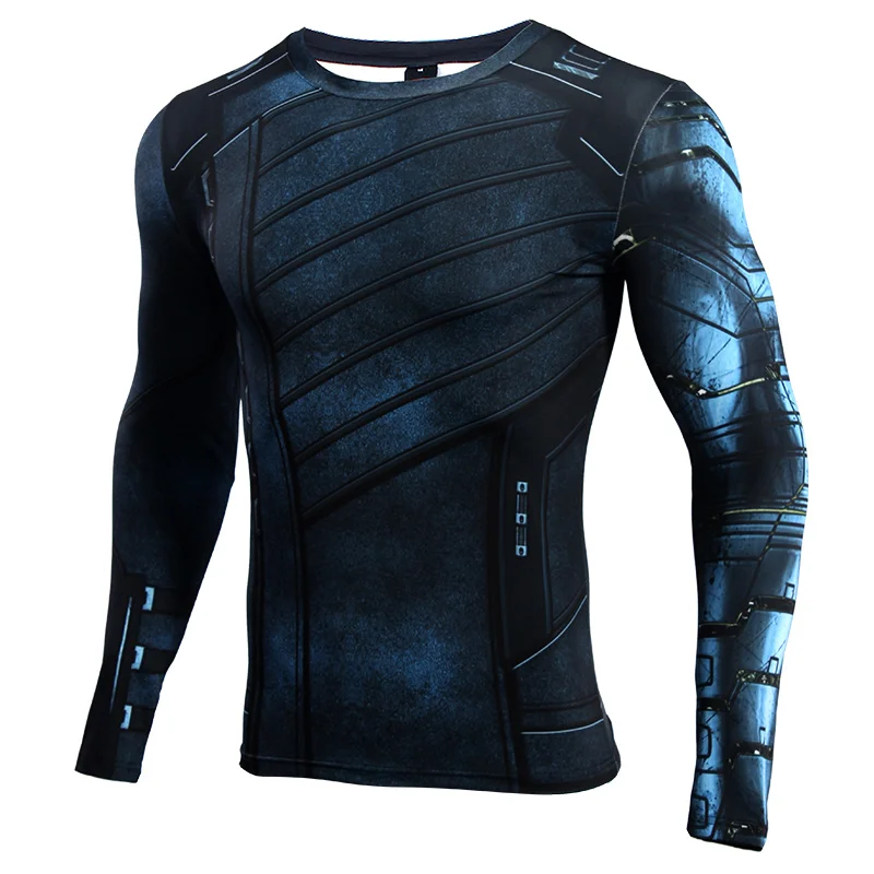 Winter Soldier 3D Printed T shirts Men Avengers 3 Compression Shirt 2018 Comics Cosplay Costume Long Sleeve Fitness Tops Male
Winter Soldier 3D Printed T shirts Men Avengers 3 Compression Shirt 2018 Comics Cosplay Costume Long Sleeve Fitness Tops Male
