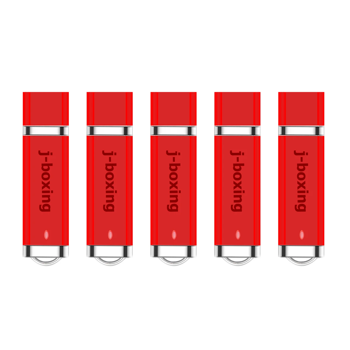 

J-boxing USB Flash Drives Bulk 32GB 16GB Lighter Design USB Memory Stick 4GB 8GB Pendrives 1GB 2GB Thumb Drive Red 5PCS/Pack