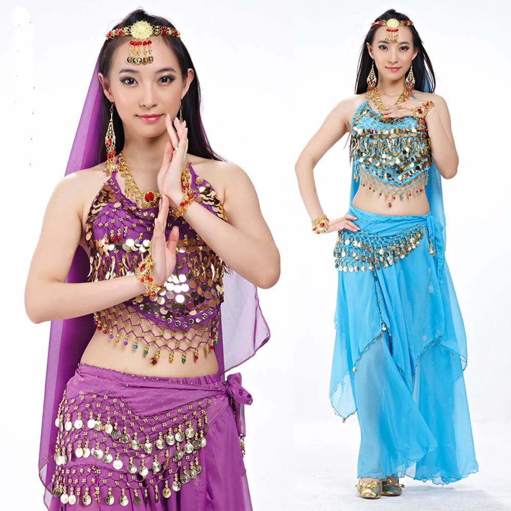 Hot-selling Bollywood Dancing Costumes Indian Belly Dance Costumes 2 Pieces Top+Skirt Set For Women dancers
Hot-selling Bollywood Dancing Costumes Indian Belly Dance Costumes 2 Pieces Top+Skirt Set For Women dancers