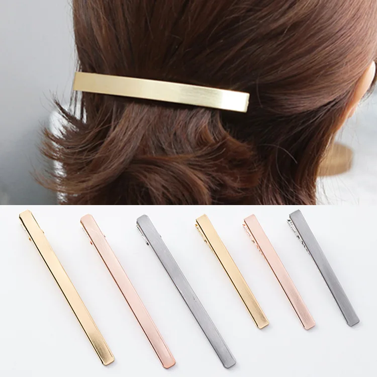 MENGJIQIAO 2019 Korean Women Simple Long Metal Strip Barrettes Hair Jewelry Headbands Hair Clips Lady Hairpins Hair Ornament
MENGJIQIAO 2019 Korean Women Simple Long Metal Strip Barrettes Hair Jewelry Headbands Hair Clips Lady Hairpins Hair Ornament