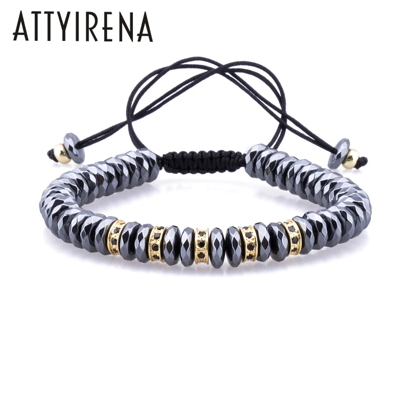 ATTYIRENA New Pave CZ Stopper Bead Bracelets Braiding Bracelet Adjustable Hematite Bracelets Charm Bracelet For Men Jewelry Gift
ATTYIRENA New Pave CZ Stopper Bead Bracelets Braiding Bracelet Adjustable Hematite Bracelets Charm Bracelet For Men Jewelry Gift