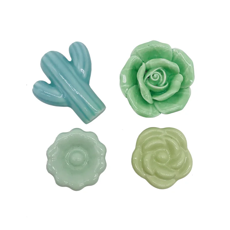 Green Rose Cactus Ceramic cabinet pulls/Kitchen Drawer Cabinet Handle Furniture Knobs Hardware Cupboard Pull KNobs Cute for Kids
Green Rose Cactus Ceramic cabinet pulls/Kitchen Drawer Cabinet Handle Furniture Knobs Hardware Cupboard Pull KNobs Cute for Kids