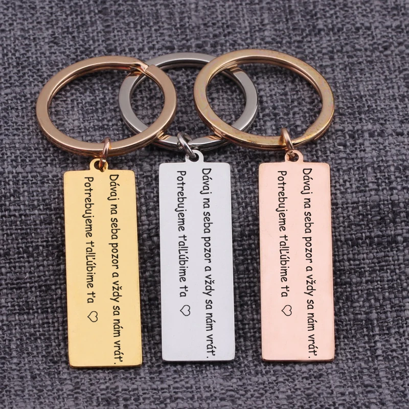 Family Keychain Pendant Fashion Families Keyring Jewelry Slovak Couple Keepsake Engraved Special Gift For Men Women Souvenir
Family Keychain Pendant Fashion Families Keyring Jewelry Slovak Couple Keepsake Engraved Special Gift For Men Women Souvenir