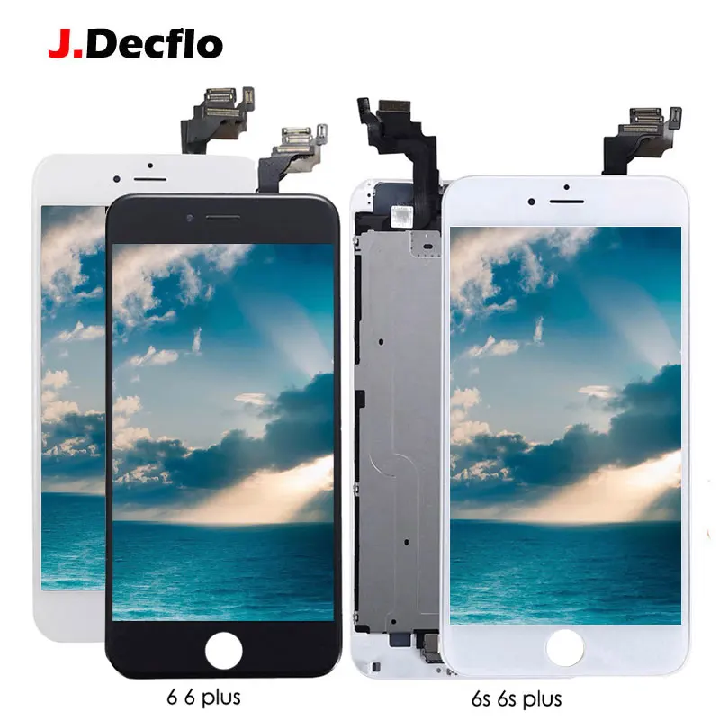 For iPhone 6 6 Plus 6s 6s Plus LCD Display Touch Screen Digitizer+Home Button+Front Camera+Ear Speaker Full Assembly Replacement
For iPhone 6 6 Plus 6s 6s Plus LCD Display Touch Screen Digitizer+Home Button+Front Camera+Ear Speaker Full Assembly Replacement
