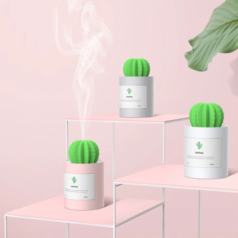 280ml USB Mini Aroma Atomizer With Night Light Air Humidifier Cactus Timing Aromatherapy Diffuser Mist Maker Fogger for Home hot
280ml USB Mini Aroma Atomizer With Night Light Air Humidifier Cactus Timing Aromatherapy Diffuser Mist Maker Fogger for Home hot