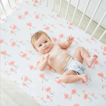 Baby Bed Sheet 100% Cotton Bed Sheets Mattress Cover For Children Cute Baby Flamingo Pattern Baby Bedding Photography Props
Baby Bed Sheet 100% Cotton Bed Sheets Mattress Cover For Children Cute Baby Flamingo Pattern Baby Bedding Photography Props