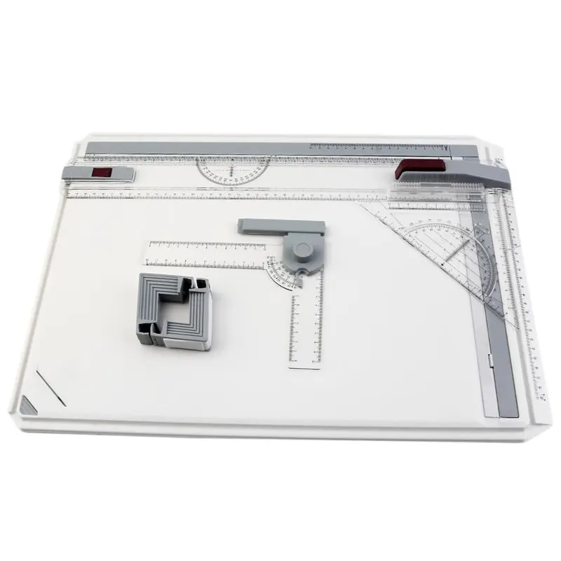 A3 Drawing Board Table with Ruler Parallel Motion Adjustable Angle Art Drawing Board Panting Pad Tools 
A3 Drawing Board Table with Ruler Parallel Motion Adjustable Angle Art Drawing Board Panting Pad Tools