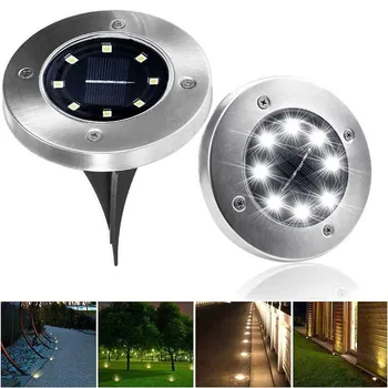 Solar Power Buried Light Under Ground Lamp Outdoor Path Way Garden Decking White Warm White Light Lawn Lamp 8leds 12leds
Solar Power Buried Light Under Ground Lamp Outdoor Path Way Garden Decking White Warm White Light Lawn Lamp 8leds 12leds