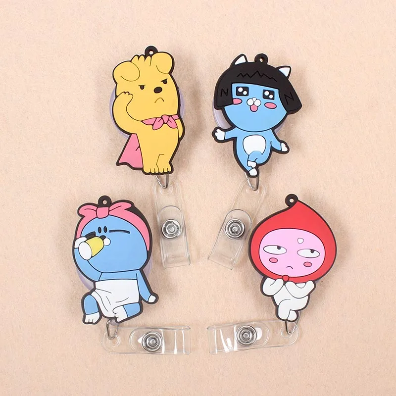Creative 60cm Silicone Kakao Animals Retractable Identity Badge Reel Student Nurse Exhibition Enfermera Name Card ID Card Chest
Creative 60cm Silicone Kakao Animals Retractable Identity Badge Reel Student Nurse Exhibition Enfermera Name Card ID Card Chest