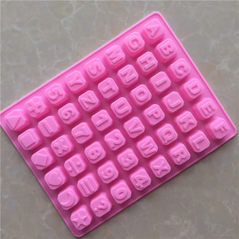 48 Letters + Numbers + Symbol Of The Alphabet Silicone Chocolate Molds, Handmade Diy Ice Lattice Mold Handmade Soap Mold
48 Letters + Numbers + Symbol Of The Alphabet Silicone Chocolate Molds, Handmade Diy Ice Lattice Mold Handmade Soap Mold