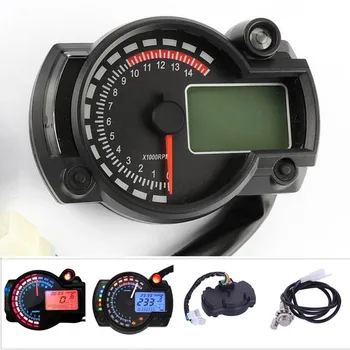 TAIHONGYU Free Shipping LCD Digital Gauge 15000rpm Motorcycle Speedometer Tachometer Gauge Odometer Universal
TAIHONGYU Free Shipping LCD Digital Gauge 15000rpm Motorcycle Speedometer Tachometer Gauge Odometer Universal