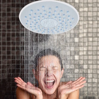 1pc 19cm Round ABS Silicon Rubber Screwed Design Rainfall Water Saving Top Shower Head For Rain Shower Cabin Room Roof Faucets
1pc 19cm Round ABS Silicon Rubber Screwed Design Rainfall Water Saving Top Shower Head For Rain Shower Cabin Room Roof Faucets