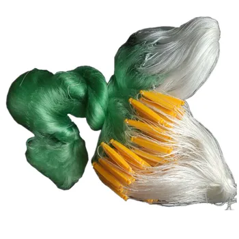 1.2m-2m monofilament nylon fishing net Plastic buoy 3 layer small mesh sticky gill net fishing network green line rede de pesca
1.2m-2m monofilament nylon fishing net Plastic buoy 3 layer small mesh sticky gill net fishing network green line rede de pesca