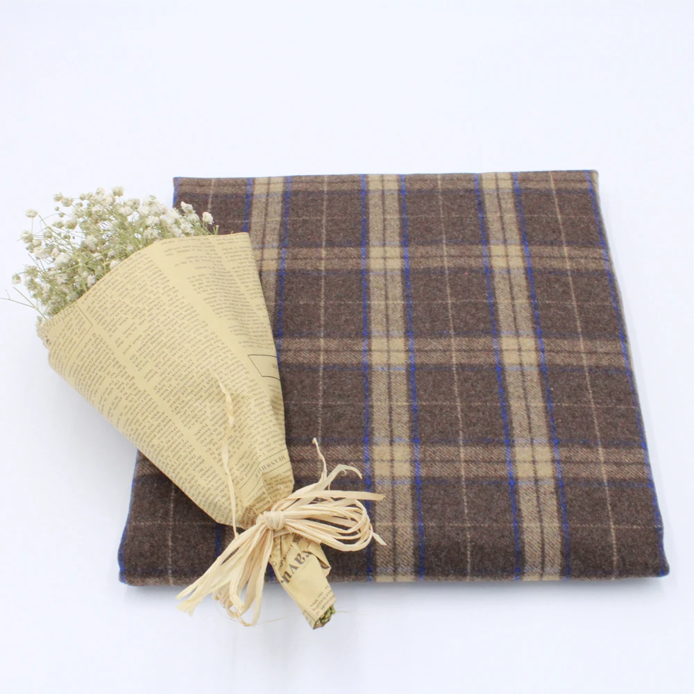 YLZZ BAutumn and Winter Thickening Retro British Brown Is Suitable for Coat and Scarf Double-faced Wool Plaid Fabric 150cmX50cm
YLZZ BAutumn and Winter Thickening Retro British Brown Is Suitable for Coat and Scarf Double-faced Wool Plaid Fabric 150cmX50cm
