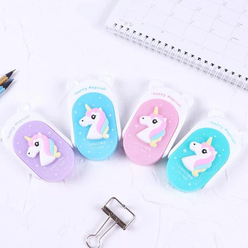 1 Pcs Cartoon 5mm*12m Colorful Magical Unicorn Plastic Correction Tapes Gift Stationery Student Prize School Office Supply
1 Pcs Cartoon 5mm*12m Colorful Magical Unicorn Plastic Correction Tapes Gift Stationery Student Prize School Office Supply
