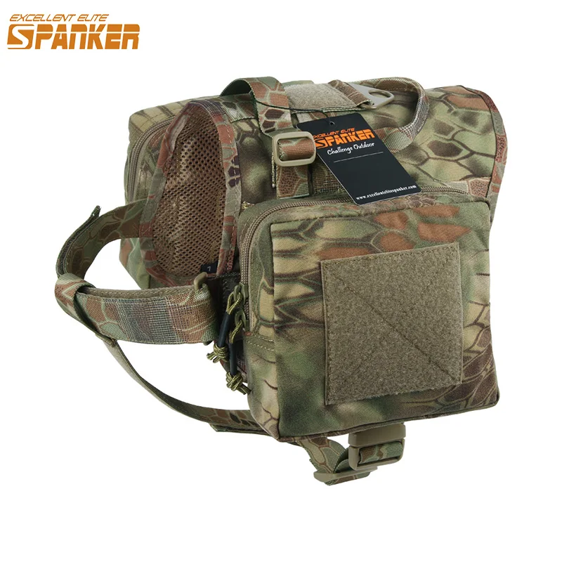 EXCELLENT ELITE SPANKER Tactical Pet Clothes Suit Outdoor Military Molle Dog Vest Set Training Hunting Two Detachable Pouches
EXCELLENT ELITE SPANKER Tactical Pet Clothes Suit Outdoor Military Molle Dog Vest Set Training Hunting Two Detachable Pouches