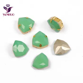 YANRUO 4706 Trilliant Pacific Opal Sewing Rhinestones Glass K9 Fancy Diamond Jewelry Stones Accessories For Clothes
YANRUO 4706 Trilliant Pacific Opal Sewing Rhinestones Glass K9 Fancy Diamond Jewelry Stones Accessories For Clothes