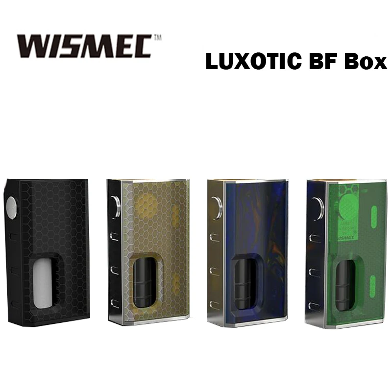 Wismec LUXOTIC BF BOX Mod Fit for 18650 cell output 100watts Mod box wismec vape mod VS pico mod
Wismec LUXOTIC BF BOX Mod Fit for 18650 cell output 100watts Mod box wismec vape mod VS pico mod