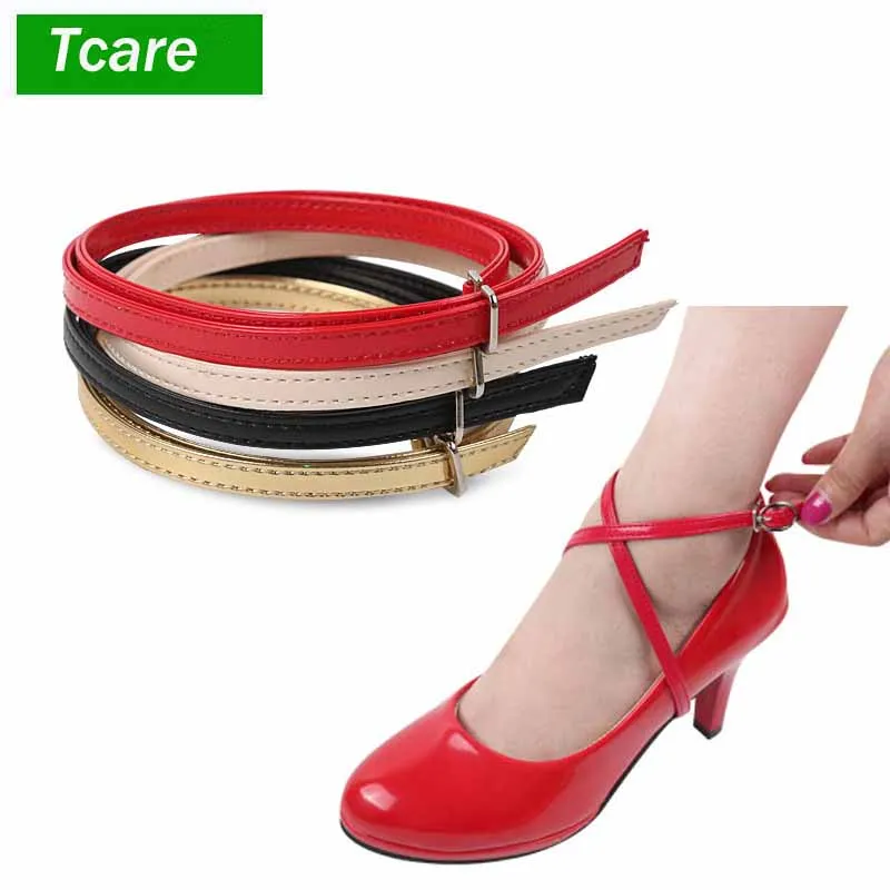 2pc Detachable Clear TPU Shoe Straps Band For Loose High Heeled Shoes Pumps
