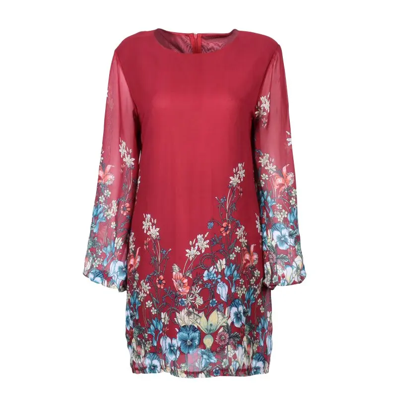 New 2018 Summer Women Dress Floral Printed Casual O-neck Women Chiffon Dresses Long Sleeve Dress Ladies Party Vestidos S-XL W4
New 2018 Summer Women Dress Floral Printed Casual O-neck Women Chiffon Dresses Long Sleeve Dress Ladies Party Vestidos S-XL W4