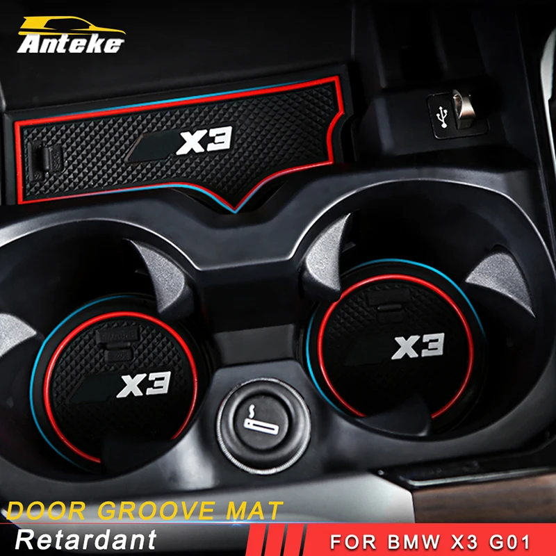 ANTEKE Car Anti-Slip Rubber Cup Cushion Door Groove Mat accessories For 2018 BMW X3 G01
ANTEKE Car Anti-Slip Rubber Cup Cushion Door Groove Mat accessories For 2018 BMW X3 G01