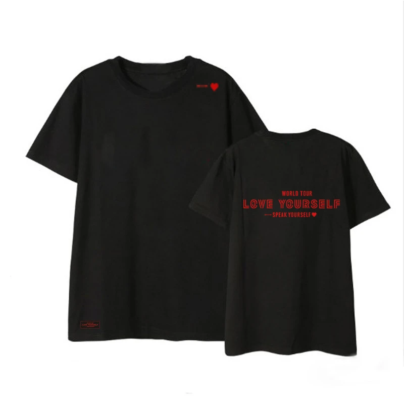 kpop JIN SUGA short sleeved T-shirt album love yourself men women summer loose short-sleeved T shirt k-pop tshirt k pop tops
kpop JIN SUGA short sleeved T-shirt album love yourself men women summer loose short-sleeved T shirt k-pop tshirt k pop tops