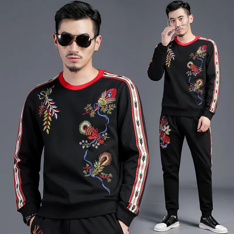 2018 Embroidery Men Tracksuit Set Autumn Sporting Track Suit Fitness Joggers Sportwear Mens Sweatshirt Pants 5xl 6xl Survetement
2018 Embroidery Men Tracksuit Set Autumn Sporting Track Suit Fitness Joggers Sportwear Mens Sweatshirt Pants 5xl 6xl Survetement