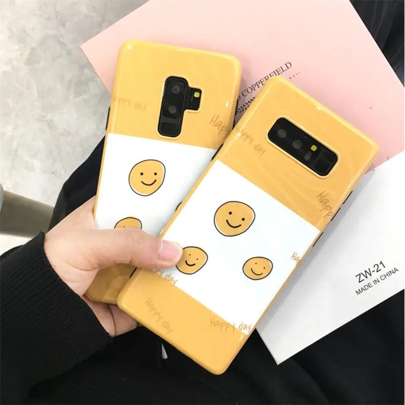 Ourpho For Samsung S8 S9 Plus Yellow Soft Silicone Cases Cartoon Happy Smiling Face Phone Cover For Samsung Galaxy Note 8 9
Ourpho For Samsung S8 S9 Plus Yellow Soft Silicone Cases Cartoon Happy Smiling Face Phone Cover For Samsung Galaxy Note 8 9