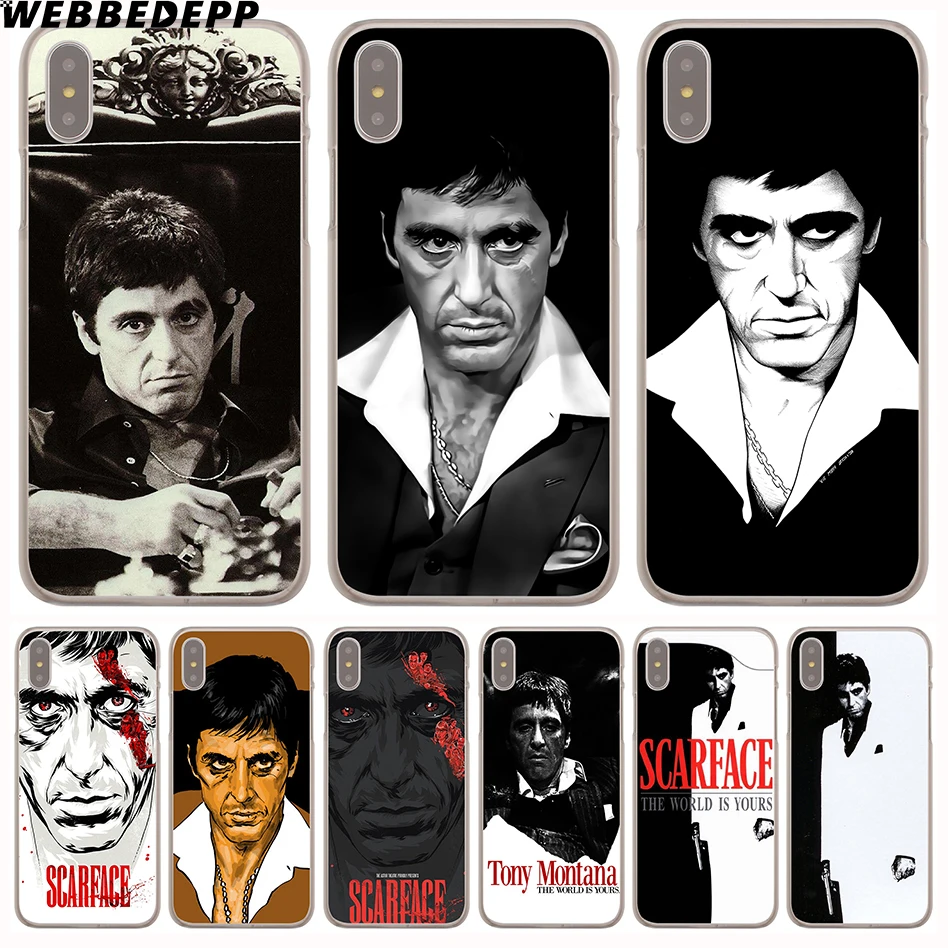 WEBBEDEPP Hot Sale Scarface Tony Montana Hard Phone Case for iPhone XS Max 11 Pro X XR 6 6S 7 8 Plus 5S SE for iPhone 11 Pro Max
WEBBEDEPP Hot Sale Scarface Tony Montana Hard Phone Case for iPhone XS Max 11 Pro X XR 6 6S 7 8 Plus 5S SE for iPhone 11 Pro Max