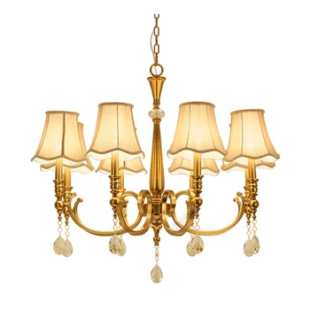 American Copper Chandelier light 8 head crystal for Bedroom Dining Living Room Luxury Suspendsion light Fixture E14 3W lamp
American Copper Chandelier light 8 head crystal for Bedroom Dining Living Room Luxury Suspendsion light Fixture E14 3W lamp