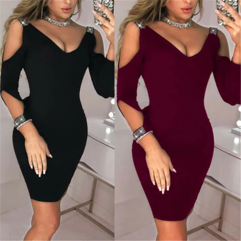 Bandage Bodycon Dress For Women Evening Party Short Mini Dress Pure Color Bare Shoulder Summer Dresses Women Sexy V Neck Dresses
Bandage Bodycon Dress For Women Evening Party Short Mini Dress Pure Color Bare Shoulder Summer Dresses Women Sexy V Neck Dresses
