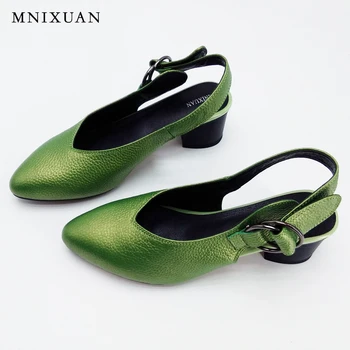 Handmade Genuine leather sandals women shoes Lady high quality 2017 summer Red/Silvery Closed toe medium heels big size 10 41 42
Handmade Genuine leather sandals women shoes Lady high quality 2017 summer Red/Silvery Closed toe medium heels big size 10 41 42
