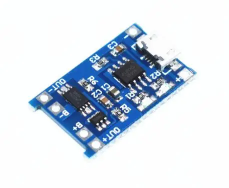 1pcs 5V 1A Micro USB 18650 Lithium Battery Charging Board Charger Module+Protection Dual Functions
1pcs 5V 1A Micro USB 18650 Lithium Battery Charging Board Charger Module+Protection Dual Functions