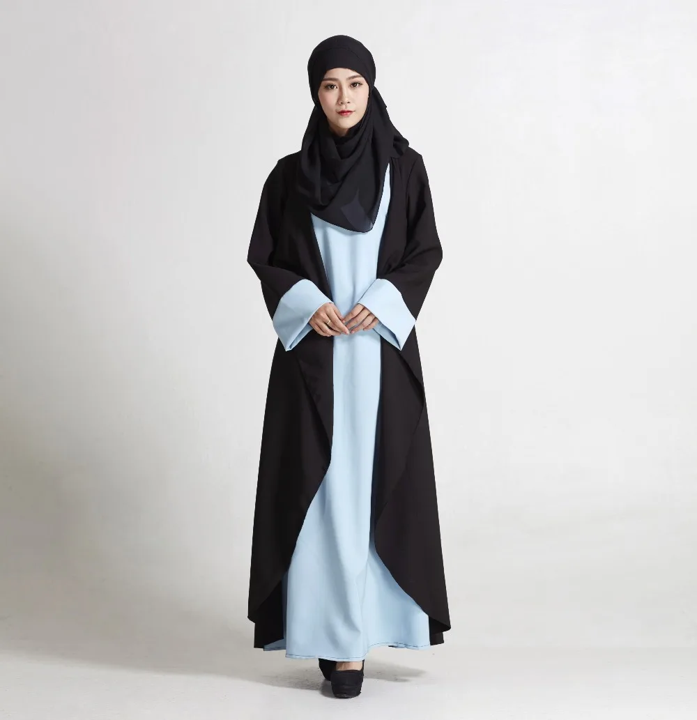 Women fashion elegant loose muslim dress abaya islamic clothing black blue muslim gown robes long sleeve summer maxi dresses 
Women fashion elegant loose muslim dress abaya islamic clothing black blue muslim gown robes long sleeve summer maxi dresses