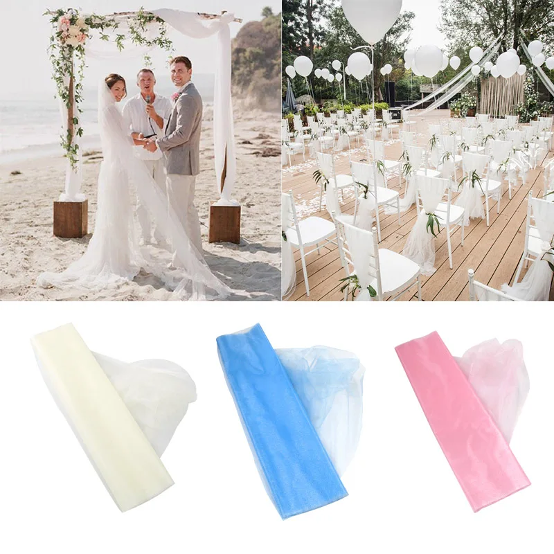 10m*50cm Tulle Roll Weeding Decoration For Weddings Arch Decoration Organza Roll Baby Shower Birthday Party Backdrop Decoration
10m*50cm Tulle Roll Weeding Decoration For Weddings Arch Decoration Organza Roll Baby Shower Birthday Party Backdrop Decoration
