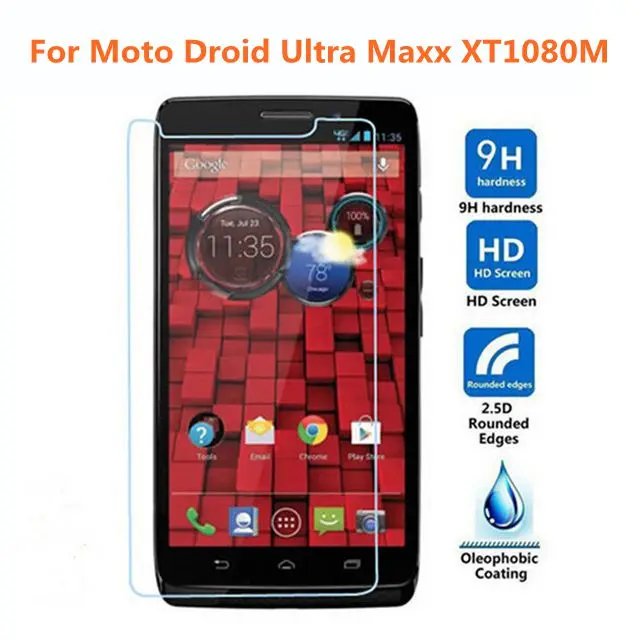 2.5D For Motorola Droid Ultra Maxx Tempered Glass 9H Protective Film Explosion-proof Screen Protector for Moto XT1080 XT1080M
2.5D For Motorola Droid Ultra Maxx Tempered Glass 9H Protective Film Explosion-proof Screen Protector for Moto XT1080 XT1080M