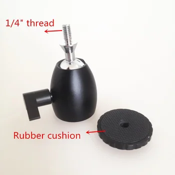 New Mini Ball Head Tripod Head DSLR DV Camera 360 Swivel Ballhead 1/4" Screw Mount Stand DOM668
New Mini Ball Head Tripod Head DSLR DV Camera 360 Swivel Ballhead 1/4" Screw Mount Stand DOM668