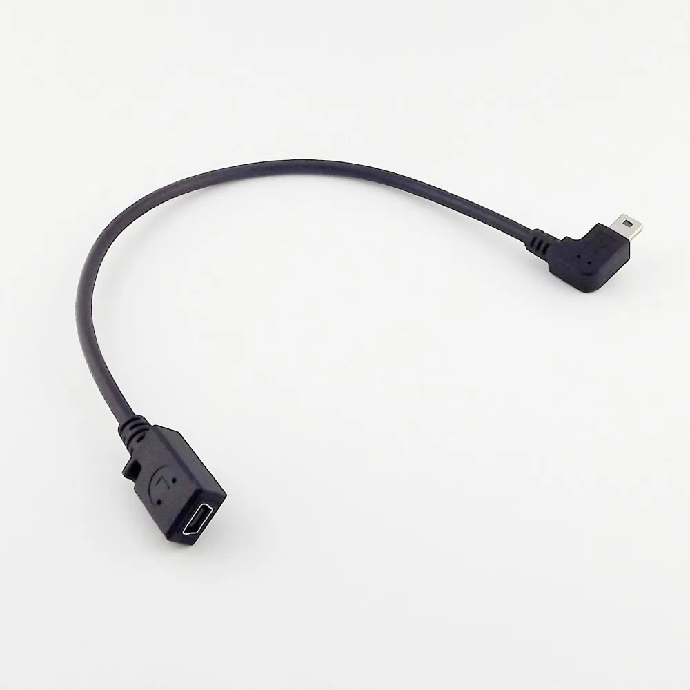 1pc Mini USB 5 Pin Female To Male Left Angled Extension Data Adapter Cable Cord 25cm
1pc Mini USB 5 Pin Female To Male Left Angled Extension Data Adapter Cable Cord 25cm