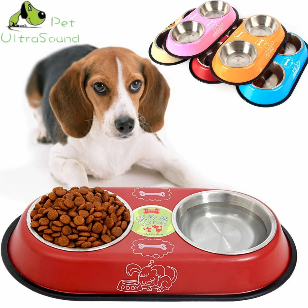 ULTRASOUND PET Dog Cat Double Stainless Steel Bowl For Dog Cat Small Pet Food Water Feeder Feeding Puppy Non Slip Drinking Dish
ULTRASOUND PET Dog Cat Double Stainless Steel Bowl For Dog Cat Small Pet Food Water Feeder Feeding Puppy Non Slip Drinking Dish