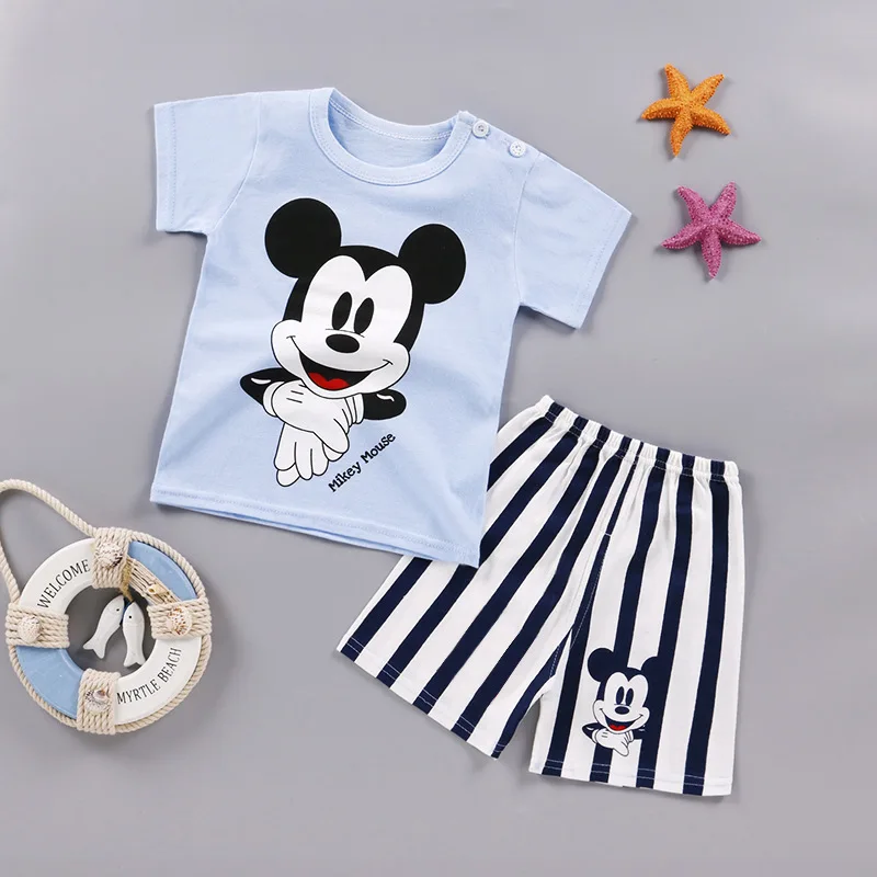 2 Set Mickey Clothes Brand Boys & Girl Clothing Set Children Summer Boys Clothes Cartoon Kids Boy Clothing Set T-shit+Pants
2 Set Mickey Clothes Brand Boys & Girl Clothing Set Children Summer Boys Clothes Cartoon Kids Boy Clothing Set T-shit+Pants