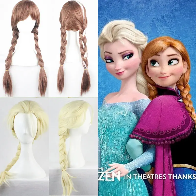 Hot Sale 2018 Elsa Anna Wig Ponytail Long Weaving Micro Braided Wigs Cosplay Adult Fluffy Cartoon Hair For Halloween
Hot Sale 2018 Elsa Anna Wig Ponytail Long Weaving Micro Braided Wigs Cosplay Adult Fluffy Cartoon Hair For Halloween