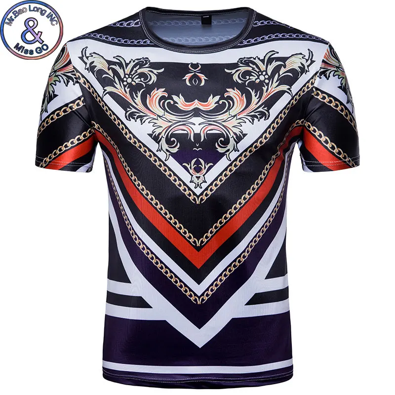Stylish Floral 3D T-shirt Men 2018 Luxury Brand Baroque Style Summer Top T Shirt Men Hiphop Short Sleeve Striped Tee Shirt Homme
Stylish Floral 3D T-shirt Men 2018 Luxury Brand Baroque Style Summer Top T Shirt Men Hiphop Short Sleeve Striped Tee Shirt Homme