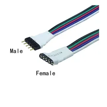 5pin LED RGBW RGBWW Strip Connector Male Female plug socket connecting Cable Wire for 5050 RGBWW RGBW Led Strip light
5pin LED RGBW RGBWW Strip Connector Male Female plug socket connecting Cable Wire for 5050 RGBWW RGBW Led Strip light
