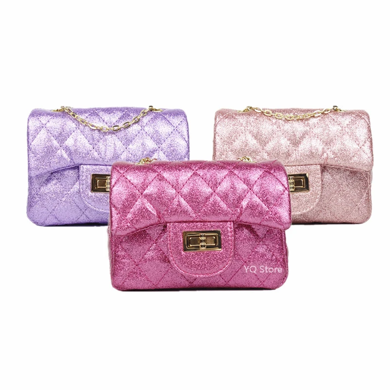 Glitter Kid Girls Quilted PU Fashion Handbag Cute Baby Children Brand Princess Party Crossbody Bag With Gold Chain Purse Wallet
Glitter Kid Girls Quilted PU Fashion Handbag Cute Baby Children Brand Princess Party Crossbody Bag With Gold Chain Purse Wallet
