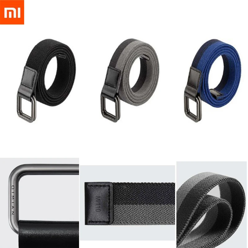 Xiaomi Qimian Fashion Elastic Fabric Sports Tactical Belt Double Ring Alloy Buckle Leather Rinforcement Comfortable Men's Belt
Xiaomi Qimian Fashion Elastic Fabric Sports Tactical Belt Double Ring Alloy Buckle Leather Rinforcement Comfortable Men's Belt