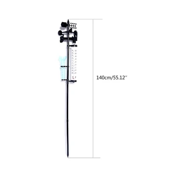 Garden Outdoor Weather Station Meteorological Measurer Vane Tool Wind Rain Gauge
Garden Outdoor Weather Station Meteorological Measurer Vane Tool Wind Rain Gauge