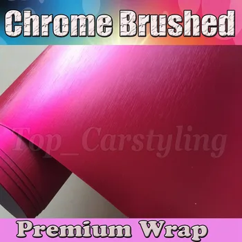 Wholsale Chrome Pink Brushed Steel Air Release brushed Chrome Metallic size 1.52x20m/Roll Wrapl Vinyl Film For Car Wraps
Wholsale Chrome Pink Brushed Steel Air Release brushed Chrome Metallic size 1.52x20m/Roll Wrapl Vinyl Film For Car Wraps