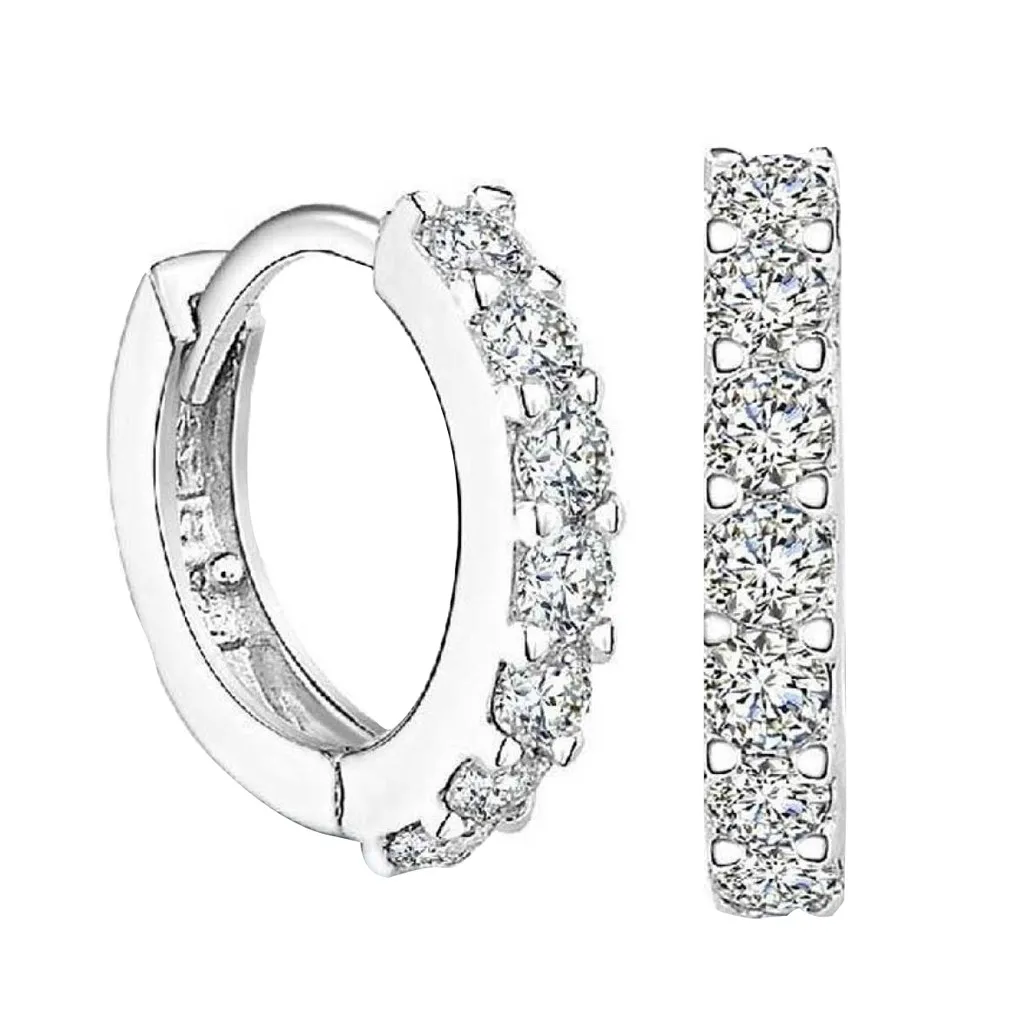 New Fashion Design Elegant 1 Pair Round White Rhinestones Earrings Women Girls Lady Drop Earrings gift for women
New Fashion Design Elegant 1 Pair Round White Rhinestones Earrings Women Girls Lady Drop Earrings gift for women