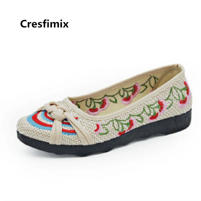 Cresfimix Zapatos Planos De Mujer Women Cute Round Toe Beige Flat Shoes Lady Soft Comfortable Brown Shoes Retro Shoes B3569
Cresfimix Zapatos Planos De Mujer Women Cute Round Toe Beige Flat Shoes Lady Soft Comfortable Brown Shoes Retro Shoes B3569