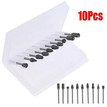 10pcs 1/8" Shank Tungsten Carbide Milling Cutter Rotary Tool Burr Drill Double Diamond Cut Rotary Dremel Tools Electric Grinding
10pcs 1/8" Shank Tungsten Carbide Milling Cutter Rotary Tool Burr Drill Double Diamond Cut Rotary Dremel Tools Electric Grinding